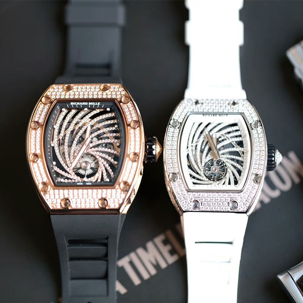 理查徳.米勒richard millerm051系列漩渦女錶48 * 39.70毫米搭載原裝6T51全自動機械機芯