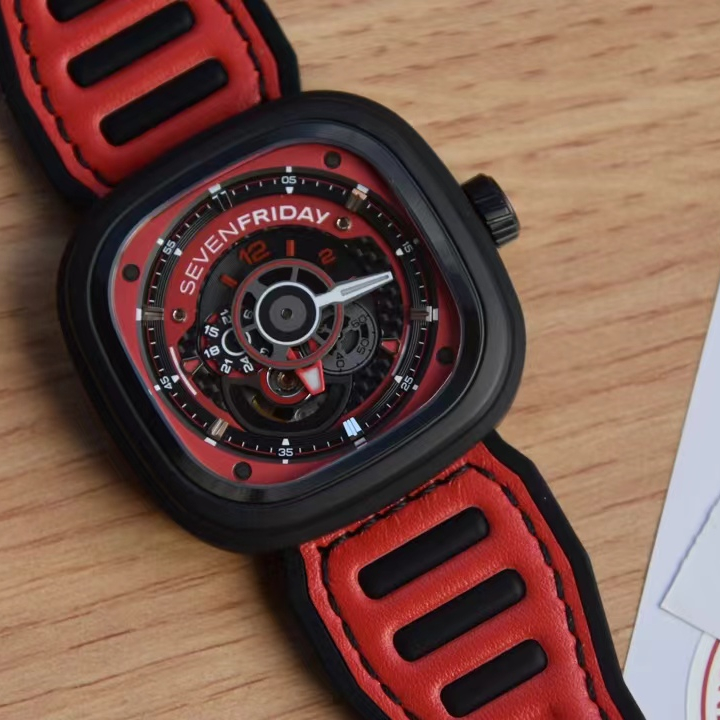 原單七個星期五Seven Friday 型號：P3B/03紅色