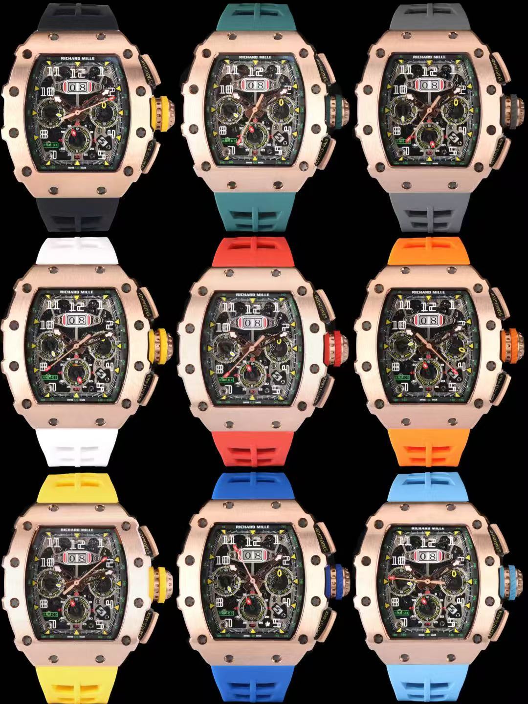 理查德米勒RM 11-03 手錶，多款顏色可選