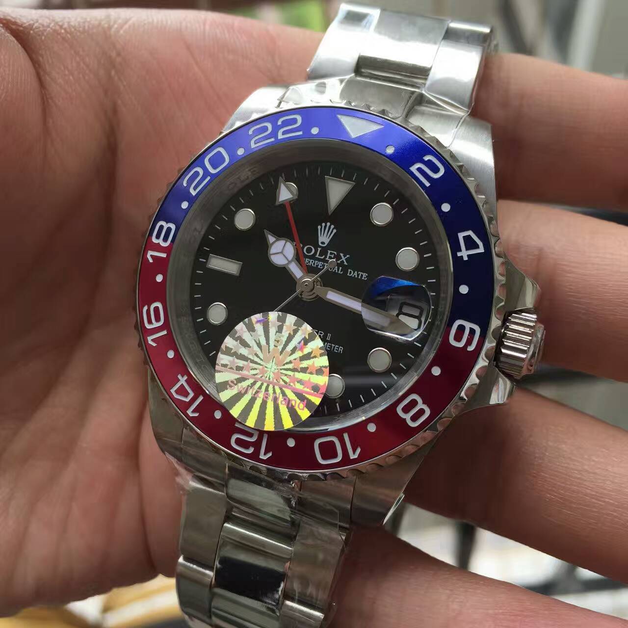 勞力士Rolex格林尼治型II系列藍紅可樂圈GMTⅡ116719-BLRO 全自動機械機芯
