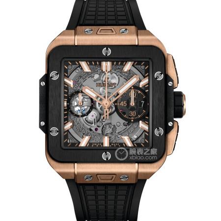 BBF市場最高版本 宇舶表SQUARE BANG UNICO系列821.OM.0180.RX男士全自動機械腕表 搭載同步正品HUB1280機芯 直徑42mm